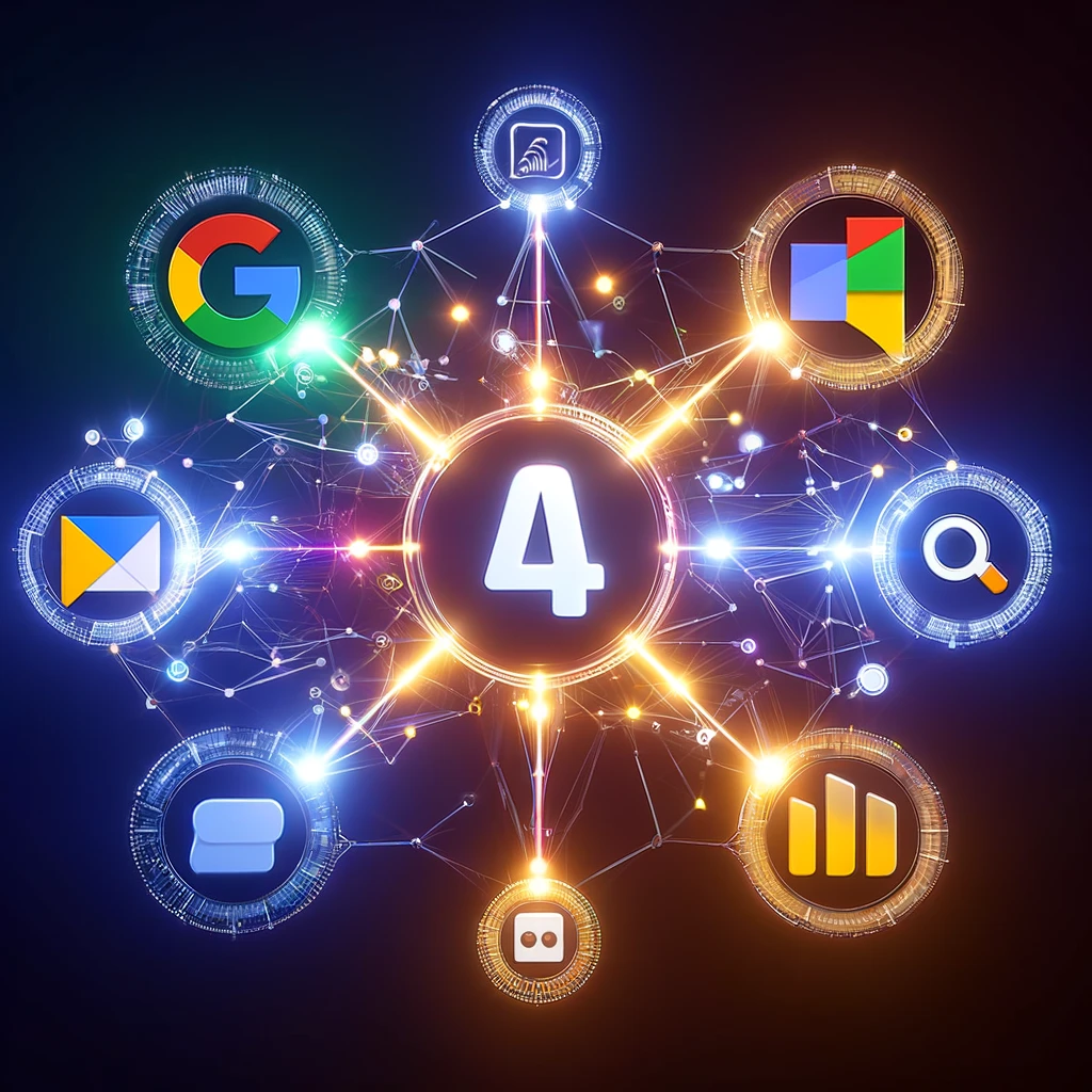 Google Analytics 4 se conecta con otras herramientas de Google como Data studio, Google Ads o Google Search Console